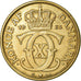 Coin, Denmark, Christian X, Krone, 1935, Copenhagen, AU(55-58), Aluminum-Bronze