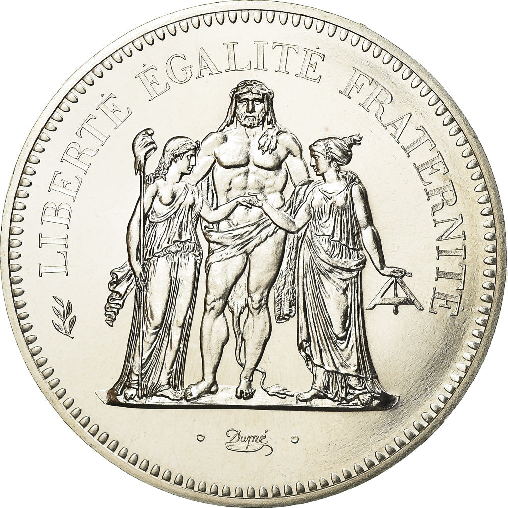Coin, France, Hercule, 50 Francs, 1978, Paris, FDC, MS(65-70), Silver, KM:941.1