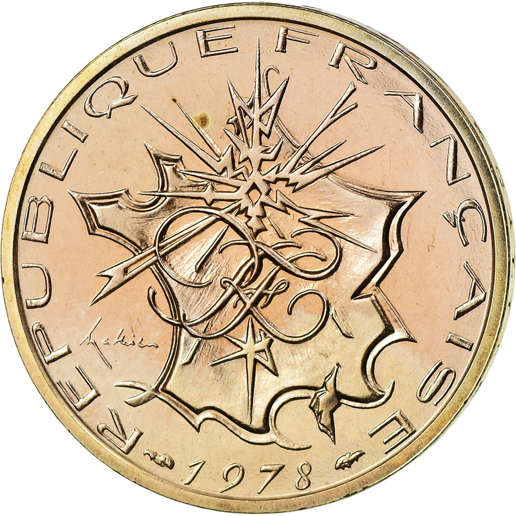 Coin, France, Mathieu, 10 Francs, 1978, FDC, MS(65-70), Nickel-brass, KM:940