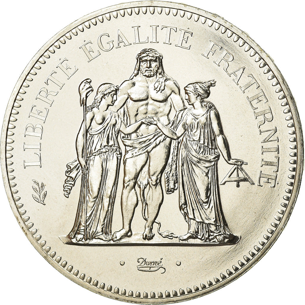 Coin, France, Hercule, 50 Francs, 1976, Paris, FDC, MS(65-70), Silver, KM:941.1