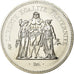 Coin, France, Hercule, 50 Francs, 1976, Paris, FDC, MS(65-70), Silver, KM:941.1