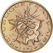 Coin, France, Mathieu, 10 Francs, 1976, FDC, MS(65-70), Nickel-brass, KM:940