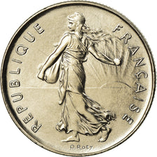 Moneta, Francia, Semeuse, 5 Francs, 1976, Paris, FDC, FDC, Nichel placcato
