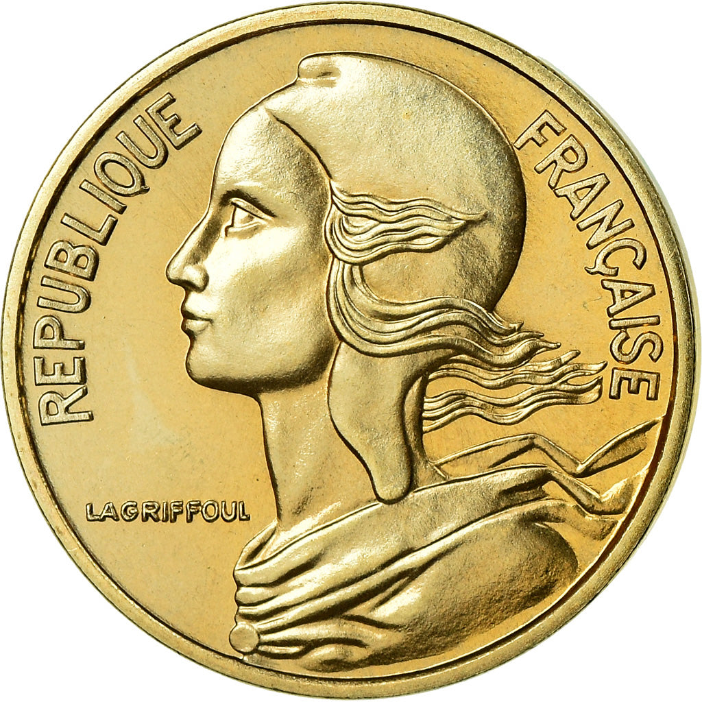 Coin, France, Marianne, 5 Centimes, 1976, Paris, FDC, MS(65-70)