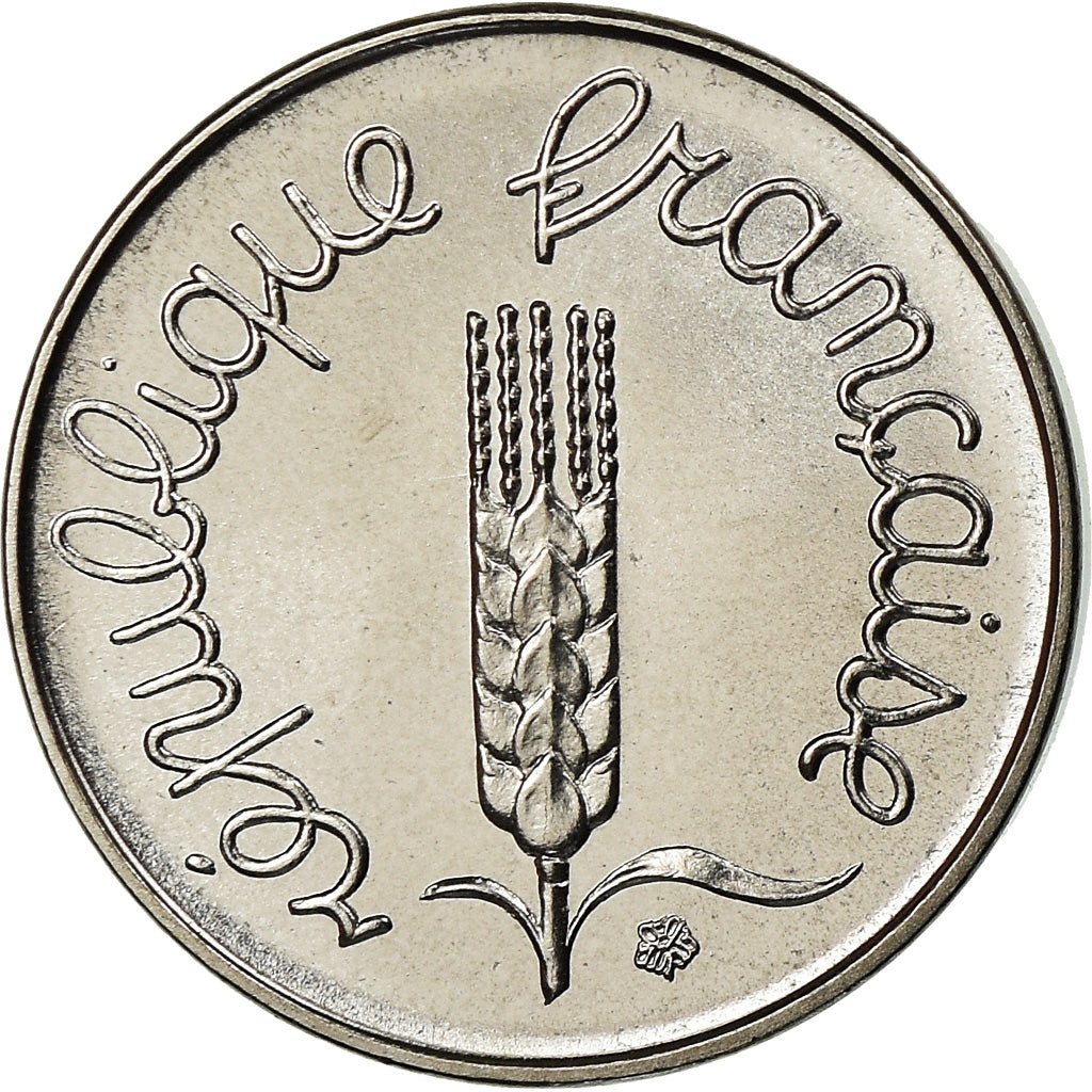 Moneda, Francia, Épi, Centime, 1976, Paris, FDC, FDC, Acero inoxidable, KM:928