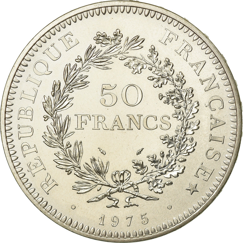 Monnaie, France, Hercule, 50 Francs, 1975, Paris, FDC, FDC, Argent, Gadoury:882