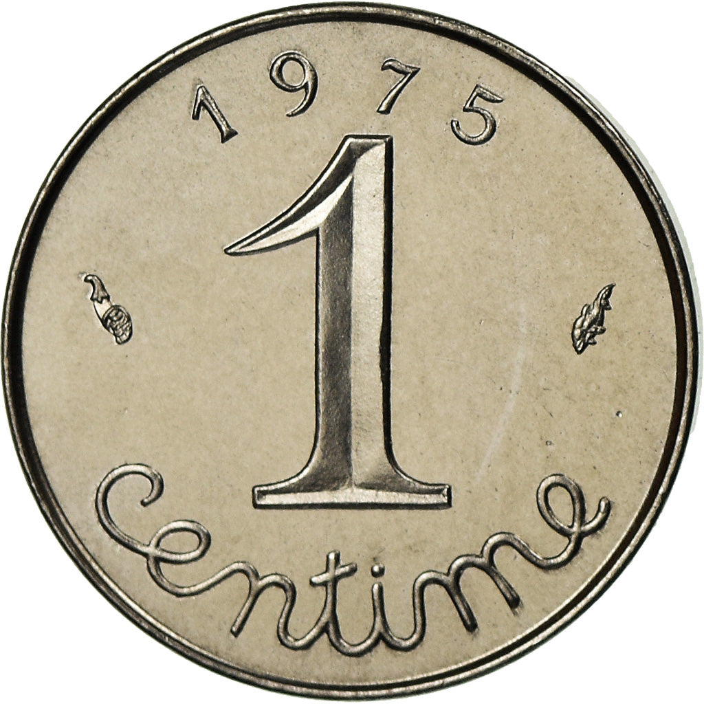 Moneta, Francia, Épi, Centime, 1975, Paris, FDC, FDC, Acciaio inossidabile