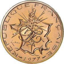 Coin, France, Mathieu, 10 Francs, 1977, FDC, MS(65-70), Nickel-brass, KM:940