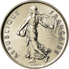Coin, France, Semeuse, 5 Francs, 1977, Paris, FDC, MS(65-70), Nickel Clad