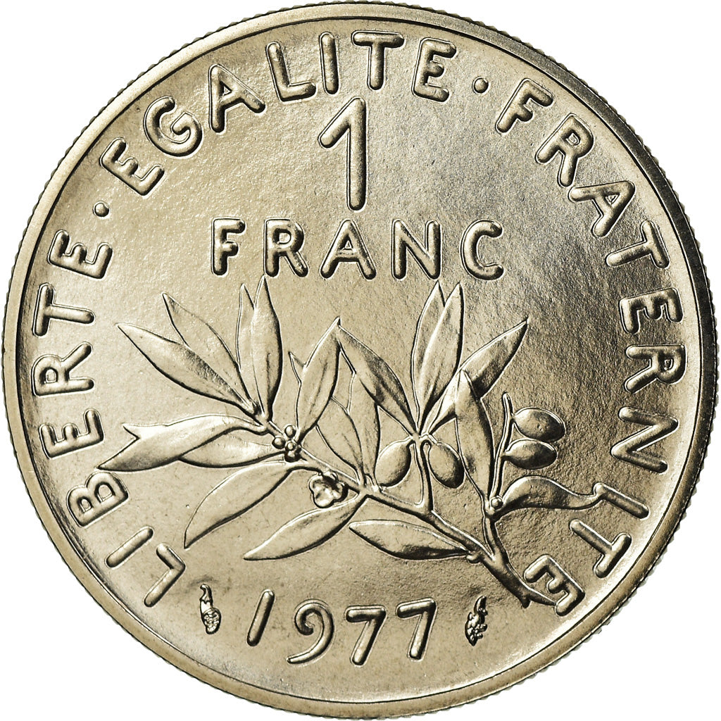 Monnaie, France, Semeuse, Franc, 1977, Paris, FDC, FDC, Nickel, Gadoury:474