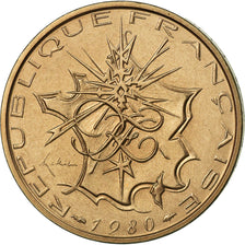 Coin, France, Mathieu, 10 Francs, 1980, FDC, MS(65-70), Nickel-brass, KM:940