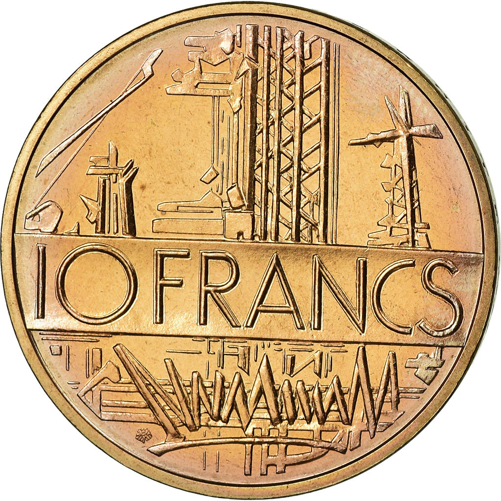 Coin, France, Mathieu, 10 Francs, 1980, FDC, MS(65-70), Nickel-brass, KM:940