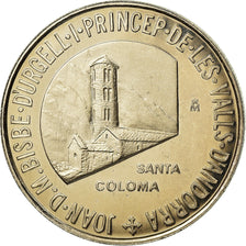 Coin, Andorra, 2 Diners, 1988, FDC, MS(65-70), Copper-nickel, KM:50