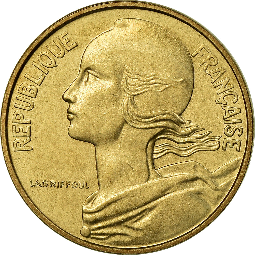 Munten, Frankrijk, Marianne, 10 Centimes, 1980, Paris, FDC, FDC