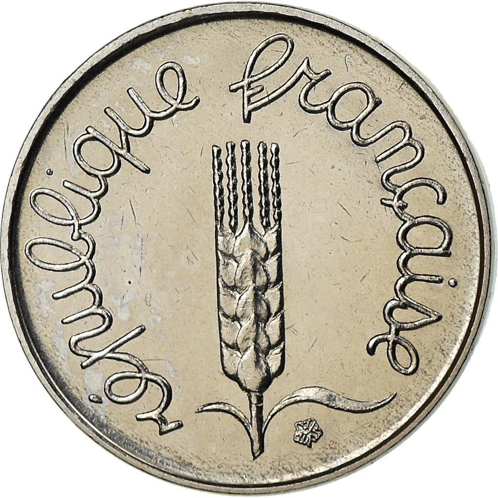 Moneta, Francja, Épi, Centime, 1980, Paris, FDC, MS(65-70), Stal nierdzewna