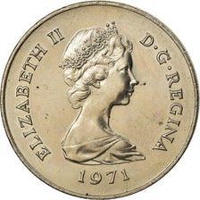 Moneta, Gibilterra, Elizabeth II, 25 New Pence, 1971, BB+, Rame-nichel, KM:5