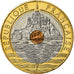 Coin, France, Mont Saint Michel, 20 Francs, 1994, BU, MS(65-70), Tri-Metallic