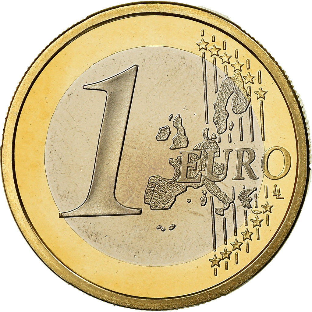 Francia, Euro, 2002, BE, FDC, Bi-metallico, KM:1288