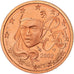 France, 2 Euro Cent, 2002, BE, MS(65-70), Copper Plated Steel, KM:1283