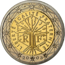 France, 2 Euro, 2003, BE, MS(65-70), Bi-Metallic, KM:1289