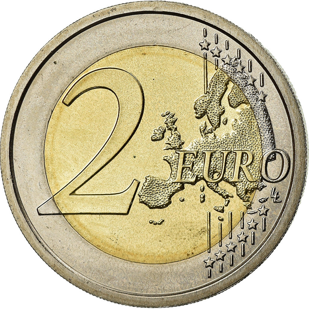 VATICAN CITY, 2 Euro, 2008, BU, MS(65-70), Bi-Metallic, KM:389