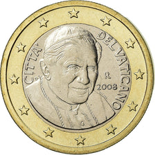 VATICAN CITY, Euro, 2008, BU, MS(65-70), Bi-Metallic, KM:388
