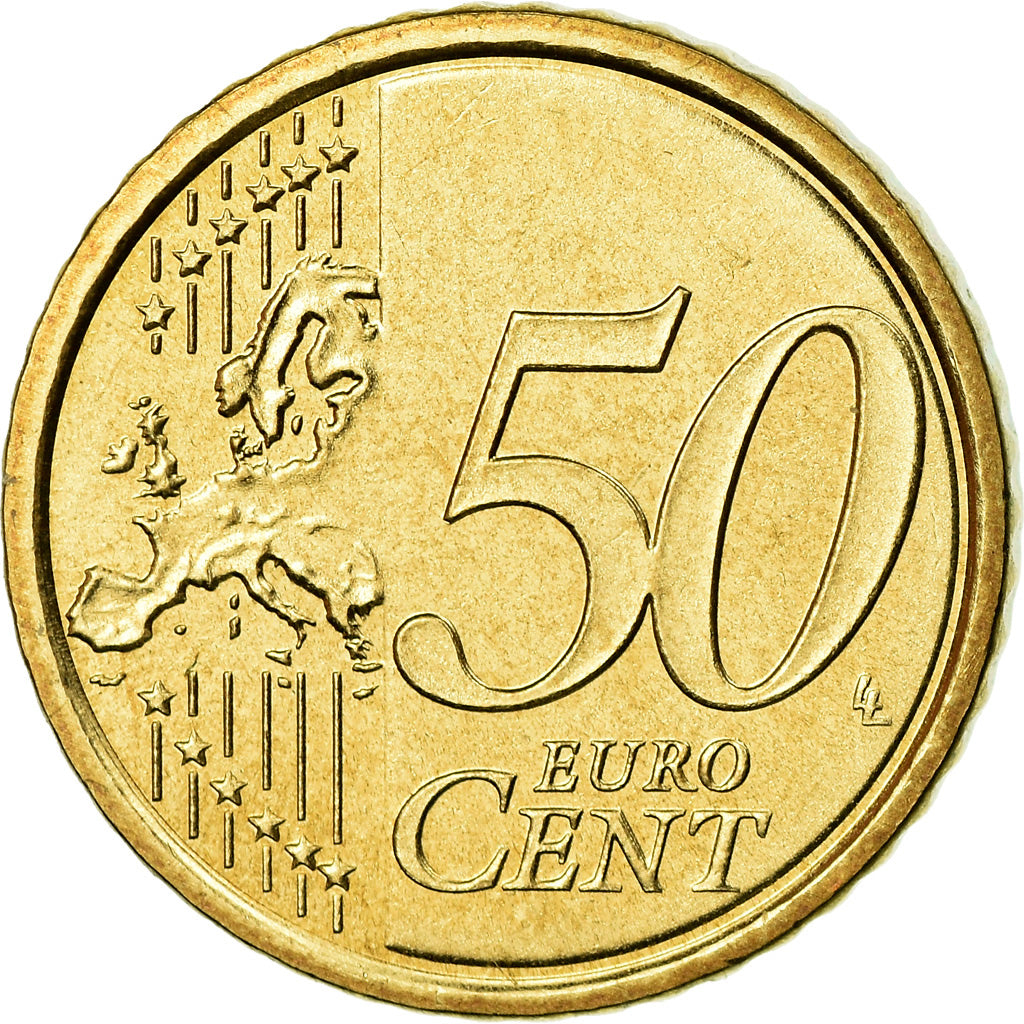 CIDADE DO VATICANO, 50 Euro Cent, 2008, BU, MS(65-70), Latão, KM:387