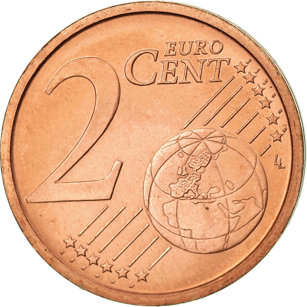 Vatikanstadt, 2 Euro Cent, 2008, BU, STGL, Copper Plated Steel, KM:376