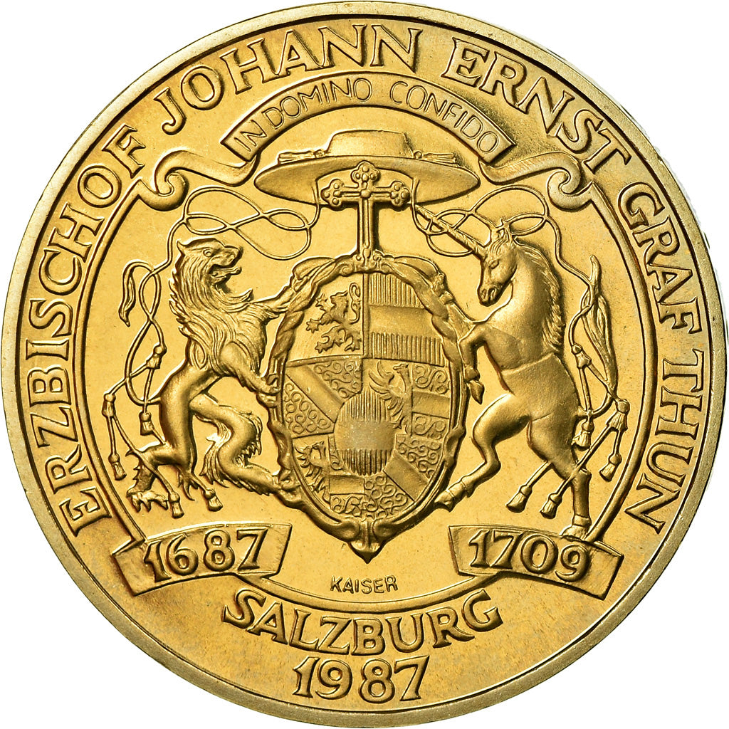 Coin, Austria, 20 Schilling, 1987, BE, MS(65-70), Copper-Aluminum-Nickel