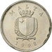 Moeda, Malta, 10 Cents, 1998, British Royal Mint, VF(30-35), Cobre-níquel