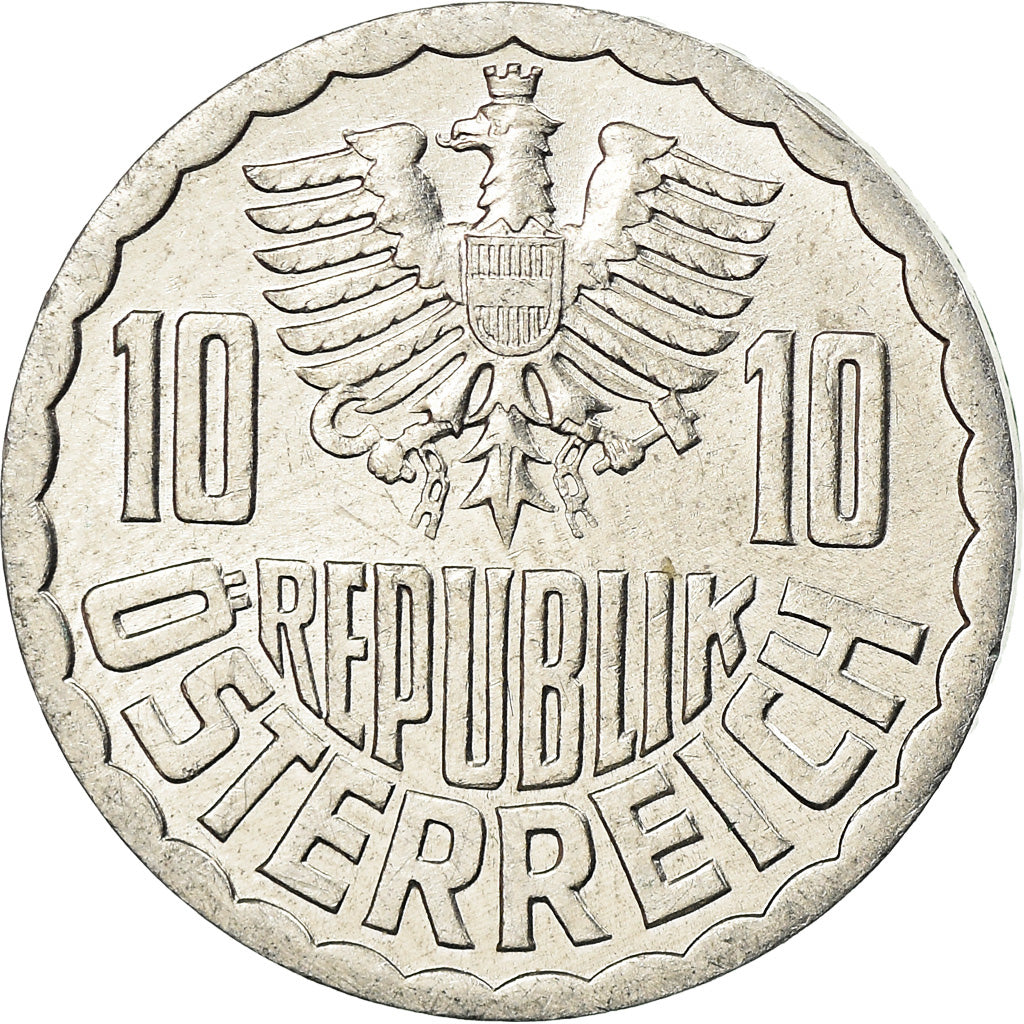 Moeda, Áustria, 10 Groschen, 1996, Vienna, EF(40-45), Alumínio, KM:2878