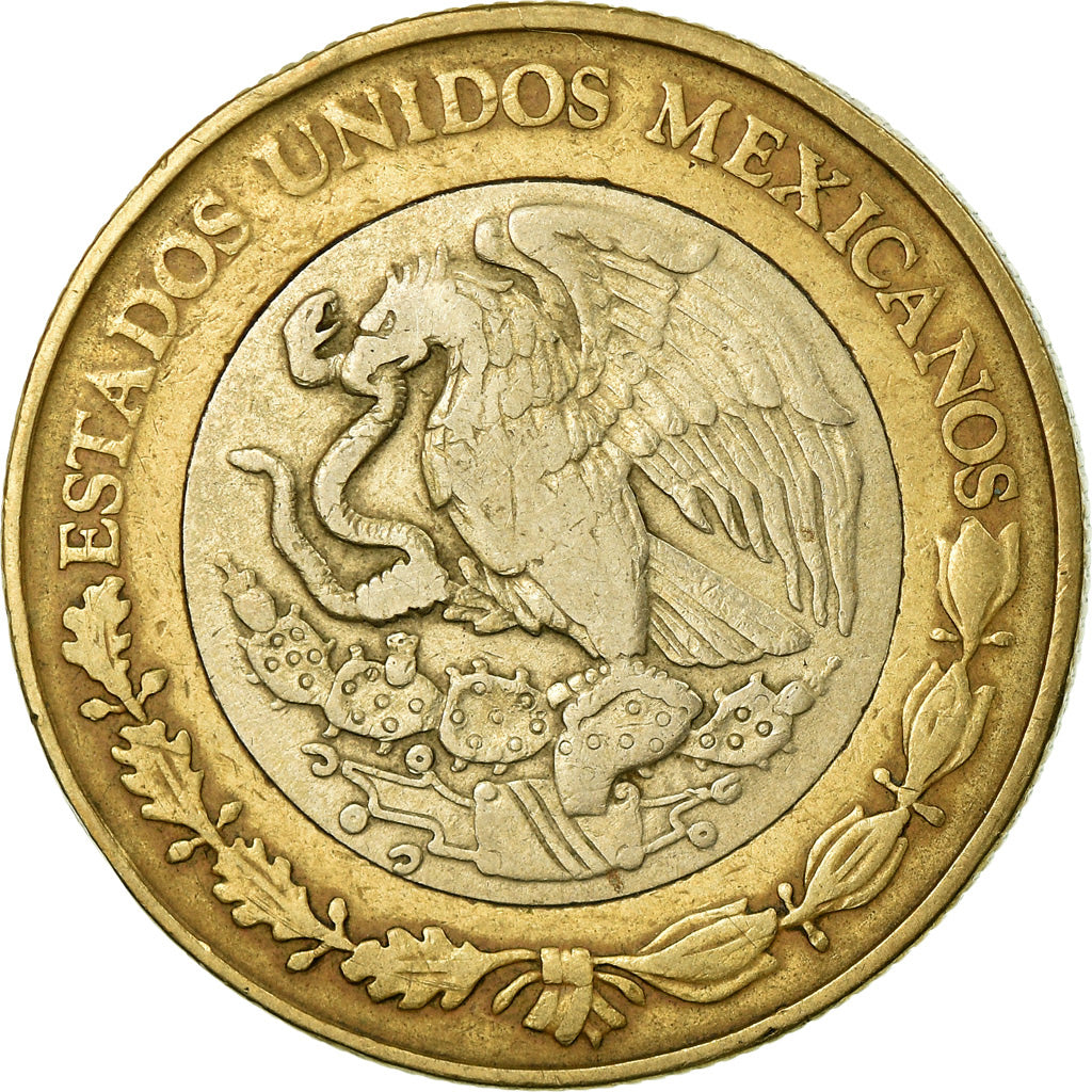 Coin, Mexico, 10 Pesos, 1998, Mexico City, VF(30-35), Bi-Metallic, KM:616