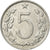 Moeda, Checoslováquia, 5 Haleru, 1963, EF(40-45), Alumínio, KM:53