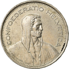 Coin, Switzerland, 5 Francs, 1968, Bern, EF(40-45), Copper-nickel, KM:40a.1