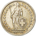 Coin, Switzerland, 2 Francs, 1944, EF(40-45), Silver, KM:21