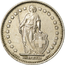 Coin, Switzerland, Franc, 1968, Bern, VF(30-35), Copper-nickel, KM:24a.1
