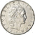 Moneta, Włochy, 50 Lire, 1976, Rome, VF(20-25), Stal nierdzewna, KM:95.1