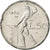 Moneta, Italia, 50 Lire, 1976, Rome, MB, Acciaio inossidabile, KM:95.1