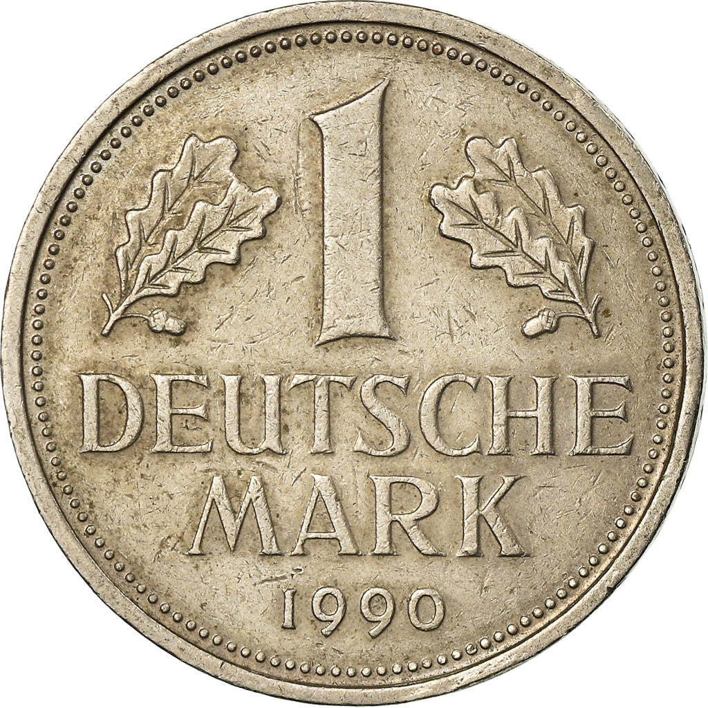Moeda, ALEMANHA - REPÚBLICA FEDERAL, Mark, 1990, Berlin, EF(40-45)