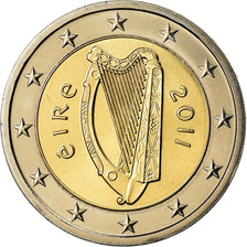 IRELAND REPUBLIC, 2 Euro, 2011, BU, MS(65-70), Bi-Metallic, KM:51