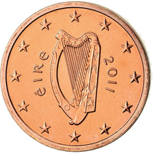 IRELAND REPUBLIC, 2 Euro Cent, 2011, BU, MS(65-70), Copper Plated Steel, KM:33