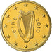 IRELAND REPUBLIC, 50 Euro Cent, 2010, BU, MS(65-70), Brass, KM:49