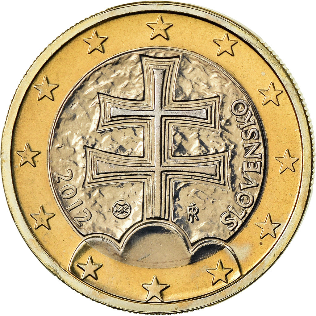 Slowakei, Euro, 2012, BU, STGL, Bi-Metallic, KM:101