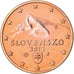 Słowacja, 5 Euro Cent, 2012, Kremnica, BU, MS(65-70), Miedź platerowana