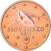 Eslováquia, 5 Euro Cent, 2012, BU, MS(65-70), Aço Cromado a Cobre, KM:97