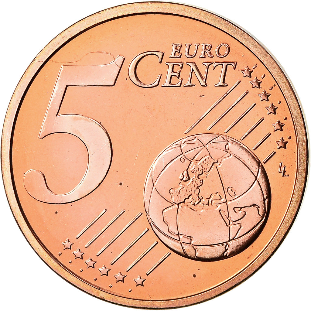 Słowacja, 5 Euro Cent, 2012, Kremnica, BU, MS(65-70), Miedź platerowana