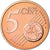 Slowakije, 5 Euro Cent, 2012, BU, FDC, Copper Plated Steel, KM:97