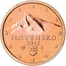 Slovaquie, 2 Euro Cent, 2012, BU, FDC, Copper Plated Steel, KM:96