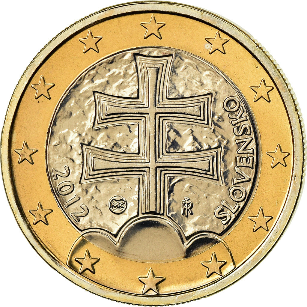 Slovacchia, Euro, 2012, BU, FDC, Bi-metallico, KM:101