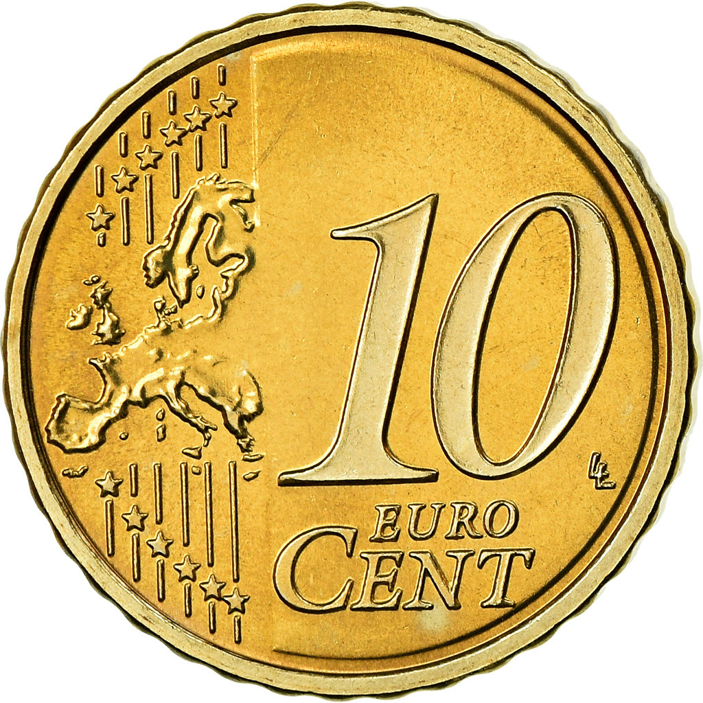 Slovakia, 10 Euro Cent, 2012, BU, MS(65-70), Brass, KM:98
